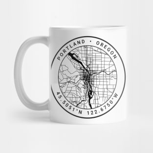 Portland Map Mug